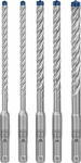 SDS-plus-7X  5 urbj.kompl Robust Line 6/6/8/8/10 mm, Perforatora urbjiem EXPERT SDS PLUS-7X TRIECIENURBJU PERFORATORIEM KOMPLEKTS, 2608900198, BOSCH
