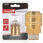 Ātrā savienotāja sievie&scaron;u vītne 3/8", Tvardy, T00287, misiņa, izturīgs un korozijizturīgs