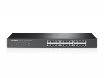24-Port 10/100Mbps Rackmount Switch, TP-Link, TL-SF1024, 24, Fanless, 4.8Gbps, 3.19W