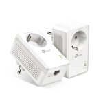AV1000 Gigabiti l&auml;bip&auml;&auml;su Powerline algkomplekt, TP-Link, TL-PA7017P KIT, 10/100/1000 Mbit/s, 1 x Ethernet LAN (RJ-45) port, ilma Wi-Fi, lisapistik