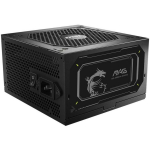 Msi PSU MAG A850GL PCIE5 II 850 W, AC 100-240 V, 47-63 Hz, 80 PLUS Gold, 1x 12V, 1 ventilaator, FDB, t&auml;ielikult modulaarne