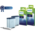 Philips Kohvimasina tarvikud CA6707/10, 2x AquaClean, puhastusvahend, m&auml;&auml;rdeaine, 70% taaskasutatav