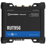 Teltonika mobiilne marsruuter RUT956 4G LTE, 2 SIM, 100 Mbit/s, 3x RJ-45, RS-232/RS-485, GNSS, RutOS, must