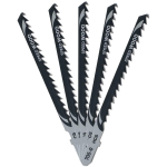 Dewalt Saagimis tera 70mm T Shank HCS (DT2077-QZ), 4 TPI, HCS, 5 tk, 70 mm, 4 mm, 100 mm