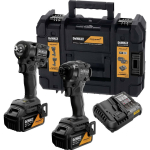 DEWALT Juhtmevaba l&ouml;&ouml;kpuur DCK2224MP2T-QW, 18 V aku, 2 x 5Ah, 400 Nm pingutusmoment, 600 Nm vabastamismoment