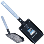 Geko kaminatuhkade scoop G66557 10x16,8cm, 38cm, teras, puidust k&auml;epide, must