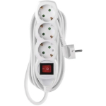 Emos Pikendus P1325R, 5m, 3&times;2P+PE, PVC, 3680W, l&uuml;litiga, laste kaitse