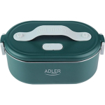 Adler Soojendatav toidukonteiner AD 4505g, 0.8 L, Roostevaba teras/Plastik, Roheline, Soojendab kuni 70&deg;C