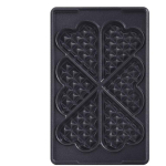 TEFAL XA800612 Heart shape Waffle plates | TEFAL | XA800612 | Black
