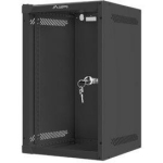 Lanberg Seinale paigaldatav kapp 10" 9U WF10-2309-10B, 280x310mm, IP20, Karastatud klaasuks, Must
