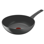 Tefal Wok pann C4261943, 28 cm, Keraamiline kate, Sobib induktsioonipliidile, Fikseeritud k&auml;epide