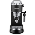 De'Longhi Dedica Style EC 685.BK, 1.1 L, 1300 W, 15 baari, poolautomaatne, 2 v&auml;ljalasketoru, roostevaba teras