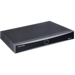 Hikvision IP salvesti DS-7604NXI-K1/4, 10TB, 8 kanalit, 20 kasutajat, 4xRJ-45, 1xHDMI, 1xVGA, PoE, must