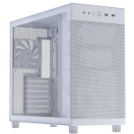 Asus PRIME AP303 TG White Midi Tower 90DC00V3-B39010, 485mm, 215mm, 425mm, 7.8kg, metall, Midi Tower, 2x2.5" bays, 1x3.5" bay