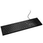 Natec Herring US Multimeedia Slim klaviatuur Must NKL-2341, 1.5m, 105 nuppu, USB, ABS, ilma taustvalgustuseta, numbriklaviatuur
