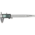 Yato Digitaalne kaliper YT-72020, 150mm, &plusmn;0.03mm, 2.4" LCD, roostevaba teras 4Cr13, aku CR2032