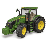 Bruder Traktor John Deere 7R 350 BR-03150, 1:16, plastmass, 3 aastat, avatud kapott, avatud uksed, pehmed kummist rehvid