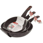 Jata Praepann SET SF3 182226, 18cm, 22cm, 26cm, alumiinium, PFOA vaba, sobib k&otilde;ikidele pliitidele