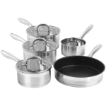 Salter BW06746EU7 Timeless Collection Stainless Steel 5 Piece Pan Set