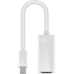 Goobay Mini DisplayPort/HDMI adapter 51729, 0,15m, Mini DisplayPort isane, HDMI emane, heli edastus, Full HD 1080i