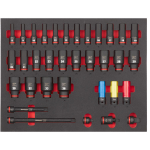 Milwaukee 4932493394 l&ouml;&ouml;kmutrike komplekt 1/2", 8&ndash;36 mm, 34 tk., vahtsisu