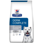 HILL'S Prescription Diet Derm Complete Mini Canine, kuivtoit koertele, 1kg, 15,6% valku, 14,8% rasva, 1,2% kiudaineid, 5% tuhka
