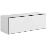 Cama full storage cabinet ROCO RO1 112/37/39 white/black/white