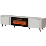 Cama Meble TV kapp VOLARE 410054, 2000mm, 390mm, 490mm, elektrikamin, k&uuml;te 16-28℃, PUSH TO OPEN, 2 ust, 6 jalga, matt, ka&scaron;miir