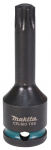 TORX UZGAĻI TRIECIENA UZGRIEŽŅU ATSLĒGĀM Impact Black 1/2&ldquo; T55 x 78 mm, E-19847 MAKITA