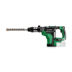 Bezvadu rotācijas āmurs SDS-Max, HIKOKI, DH36DMAW2Z, 36 V, 7.1 J, zema vibrācija, ergonomisks rokturis