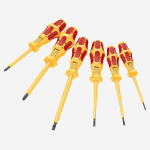 Wera VDE Pozidriv/Slotted Kruvikeerajate komplekt, 05051576001, 1x80mm, 2x100mm, 0.4x2.5x80mm, 0.6x3.5x100mm, 0.8x4.0x100mm