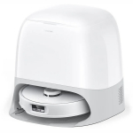 Roborock Q Revo Curv QRC02-00 robottolmuimeja automaatse dokiga kuiv ja m&auml;rg puhastus HyperForce ~18500 Pa PreciSense LiDAR navigeerimine Li-Ion 6400 mAh kuni 240 min 0.325 l tolmutank 0.08 l veetank Wi-Fi 2.4 GHz m&uuml;ratase &asymp; 61.5 dB valge kombi