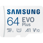 Samsung MicroSDXC MB-MC64SA/EU 64GB, lugemise kiirus 160MB/s, UHS-I, U1, V10, veekindel, kukkumiskindel, magnetikindel