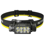 Nitecore HC65 UHE, pealamp, 2000 lm, 8 LED, 4000 mAh, IP68, alumiinium, USB laadija, 2 m l&ouml;&ouml;gikindel