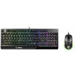 Msi Klaviatuur ja hiir VIGORGK30COMBOUS, 1.8m, 5000DPI, RGB LED, 6-klahviline rollover, USB, must