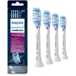 Philips Hambaharjade pead HX9054/17 4 tk, Valge, Pehmed harjased, Kl&otilde;psuga, Kuni 7x tervemad igemed, Eemaldab 10x rohkem naastu