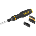 Dewalt Kruvikeerajate komplekt DWHT68001-0, 10 tk, reguleeritav pikkus, kahe materjali k&auml;epide, kroomvanadiiniumteras, ratcheting