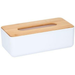 Alpina Salvr&auml;tikute hoidja 2182629, bambusest kaas, 26 x 13 x 8.5 cm, sobib lauale, vannituppa