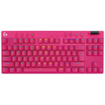 Logitech Juhtmevaba m&auml;nguklaviatuur G Pro X TKL 920-012159, 15cm, 35.2cm, 3.4cm, roosa, mehaanilised nupud, Bluetooth