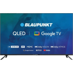 Blaupunkt QLED teler 50QBG6000S, 50, UHD, 3840 x 2160, Wi-Fi, 2 USB, 3 HDMI, Google TV, Must