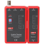 Uni-T UT681C v&otilde;rgu kaabli tester, 9V aku, LED indikaatorid, RJ45, RJ11, BNC, automaatne v&auml;ljal&uuml;litus