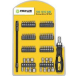 Fieldmann kruvikeeraja otsikute komplekt FDS 1010-58R, 56 otsikut, 6 mm, CR-V, 58 elementi, paindlik otsik