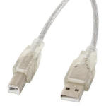 Lanberg USB kaabel 2.0 AM-BM 3M CA-USBA-12CC-0030-TR, 3m, 480Mbit/s, l&auml;bipaistev, USB A isane, USB B isane