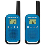 Motorola Raadio TLKR T42 MOTOROLAT42BLUE, 4 km, 16 kanalit, PMR446, lihtne paarimine, klaviatuuri lukustus
