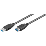Goobay USB 3.0 SuperSpeed pikenduskaabel 95726, 5 m, 9 pin USB A - emane, 9 pin USB A - isane, Triple shielded