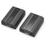 Digitus 4K HDMI pikendaja DS-55204, 60m, 4K2K/60Hz, 18Gbps, v&auml;line, IR kaugjuhtimispult