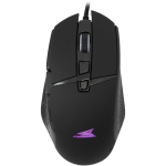Baracuda Hiir BGM-051 RAPTOR, 8D, 6400 DPI, 125Hz, 1.5m, LED 4 v&auml;rvi, USB 2.0, 117g