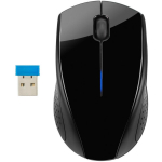HP Wireless Mouse 220 3FV66AA, 2 nuppu, RF Wireless, USB Type-A, AAA, must, kontor
