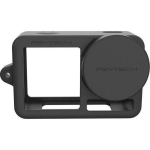 PGYTECH P-32C-030 silikoonkate Osmo Action 3 jaoks, must, 7.6cm, 3.15cm, 5cm, objektiivi kaitse, reguleeritav n&ouml;&ouml;r
