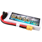 Gens ace G-Tech Soaring 2200mAh 11.1V 30C 3S1P Lipo Aku, XT60, JST-XHR, 168g, 106x34x21mm